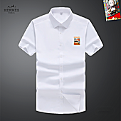 US$33.00 HERMES shirts for HERMES short sleeved shirts for men #786435
