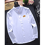 US$37.00 HERMES shirts for HERMES long sleeved shirts for men #786458