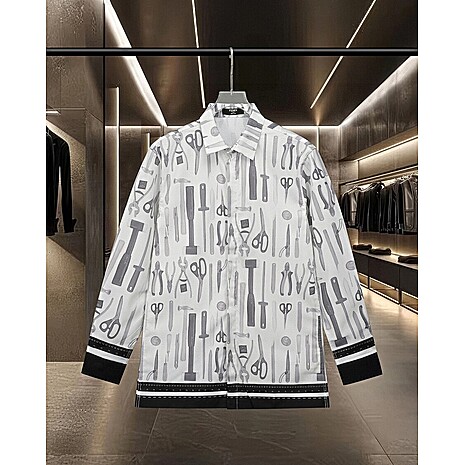Fendi Shirts for Fendi Long-Sleeved Shirts for men #788881 replica