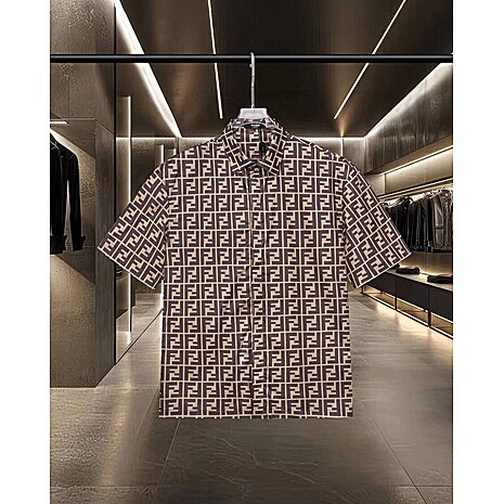 Fendi Shirts for Fendi Short-Sleeved Shirts for men #788900 replica