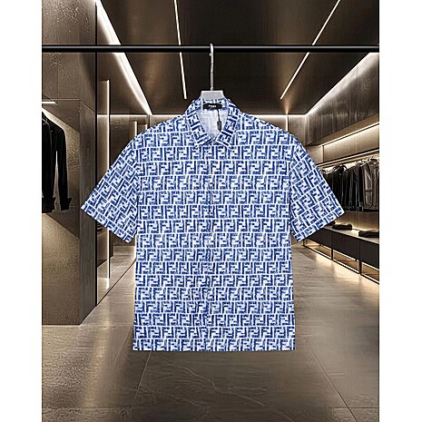 Fendi Shirts for Fendi Short-Sleeved Shirts for men #788902 replica