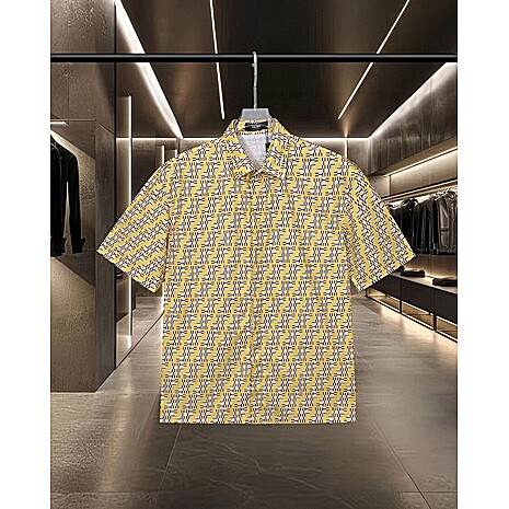 Fendi Shirts for Fendi Short-Sleeved Shirts for men #788903 replica