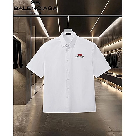 Balenciaga Shirts for Balenciaga short sleeved shirts for men #789081 replica