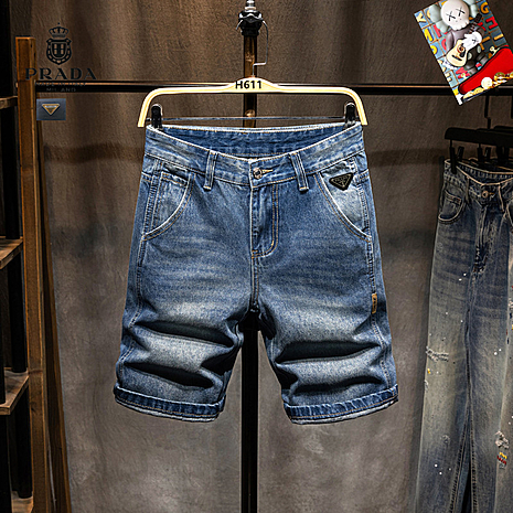 Prada Jeans for Prada Short Jeans for men #789763 replica