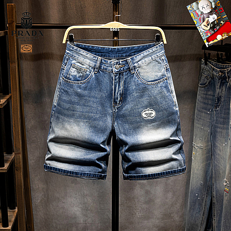 Prada Jeans for Prada Short Jeans for men #789764 replica