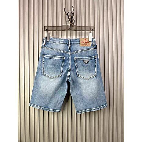Prada Jeans for Prada Short Jeans for men #789911 replica