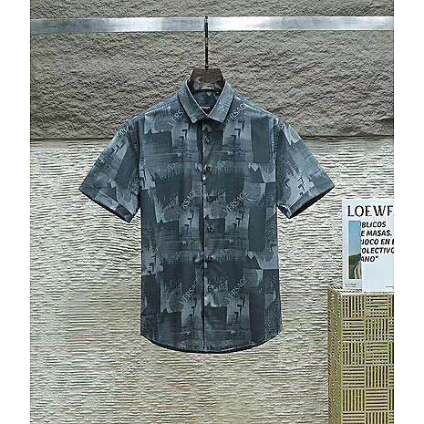 Versace Shirts for Versace Shorts-Sleeveds Shirts For Men #790343 replica