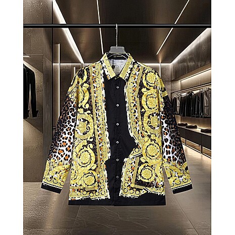 Versace Shirts for Versace Long-Sleeved Shirts for men #790378 replica