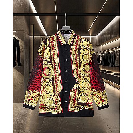 Versace Shirts for Versace Long-Sleeved Shirts for men #790379 replica