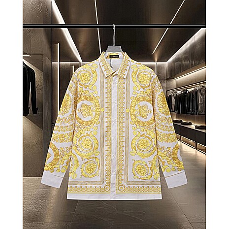 Versace Shirts for Versace Long-Sleeved Shirts for men #790381 replica