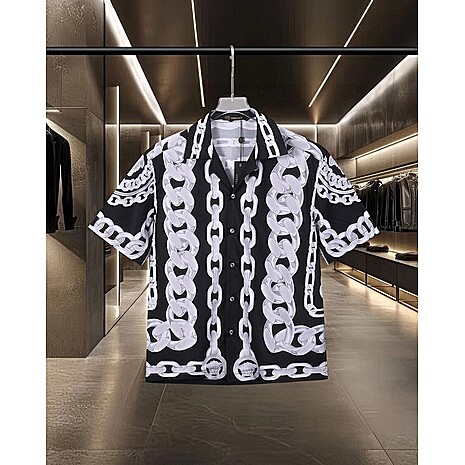 Versace Shirts for Versace Shorts-Sleeveds Shirts For Men #790386 replica
