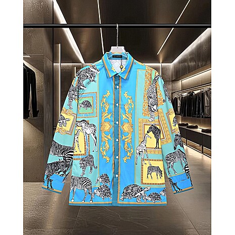 Versace Shirts for Versace Long-Sleeved Shirts for men #790388 replica