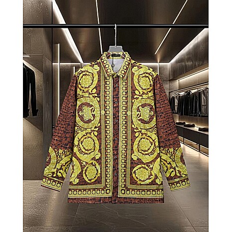 Versace Shirts for Versace Long-Sleeved Shirts for men #790410 replica