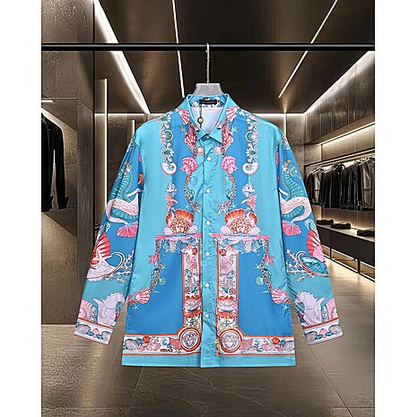 Versace Shirts for Versace Long-Sleeved Shirts for men #790411 replica
