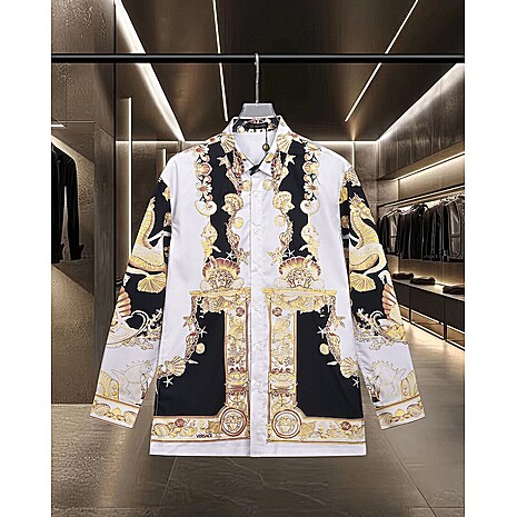 Versace Shirts for Versace Long-Sleeved Shirts for men #790413 replica
