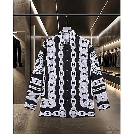 Versace Shirts for Versace Long-Sleeved Shirts for men #790418 replica