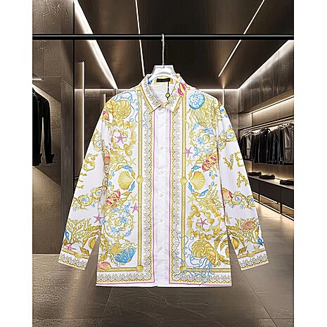 Versace Shirts for Versace Long-Sleeved Shirts for men #790420 replica