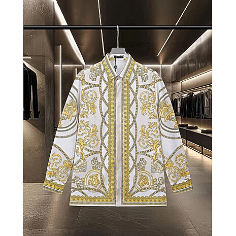Versace Shirts for Versace Long-Sleeved Shirts for men #790423 replica
