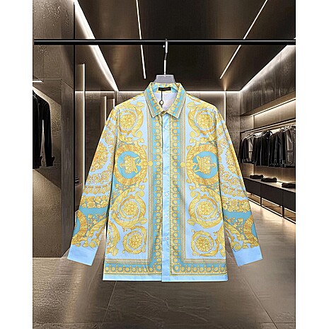 Versace Shirts for Versace Long-Sleeved Shirts for men #790449 replica