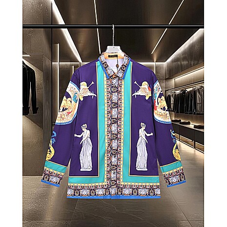 Versace Shirts for Versace Long-Sleeved Shirts for men #790455 replica