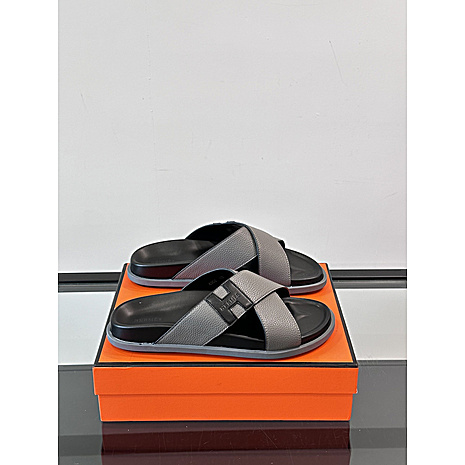 HERMES Shoes for Men's HERMES Slippers #790955 replica