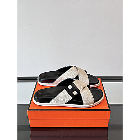 HERMES Shoes for Men's HERMES Slippers #790958 replica
