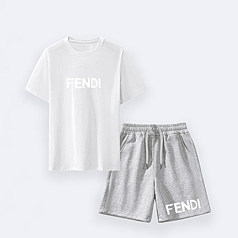 Fendi Tracksuits for Fendi Short Tracksuits for men #791110 replica