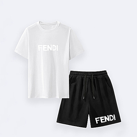Fendi Tracksuits for Fendi Short Tracksuits for men #791111 replica