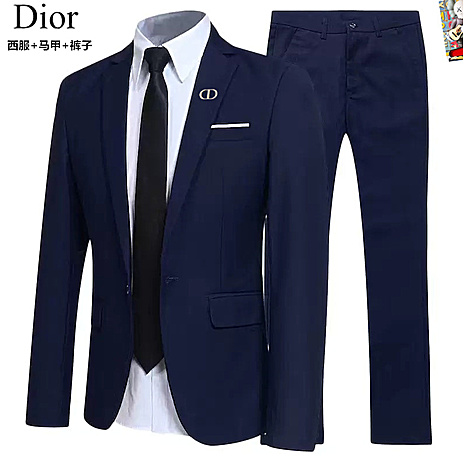 Dior men's 3 piece Sets suits #791763 replica
