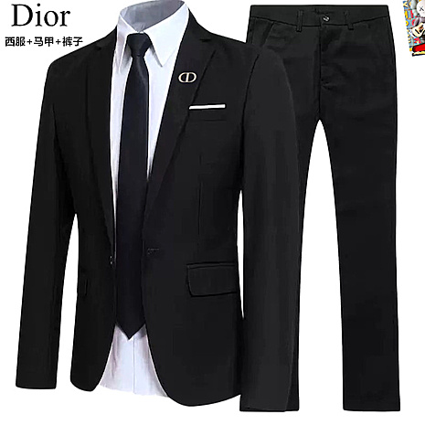 Dior men's 3 piece Sets suits #791765 replica