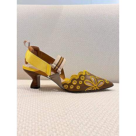 Fendi 5.5cm High-heeled shoes for women #794277 replica