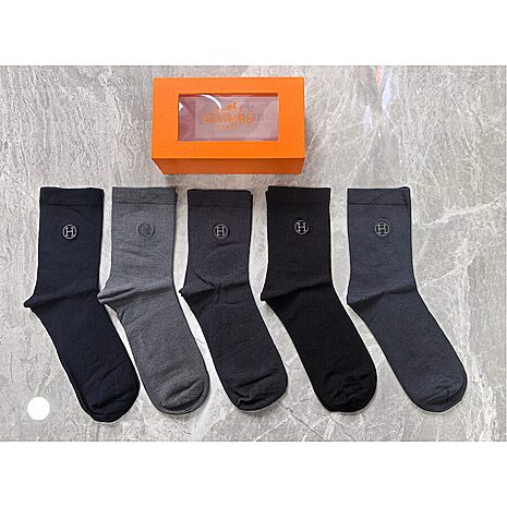 HERMES Socks 5pcs sets #794591 replica
