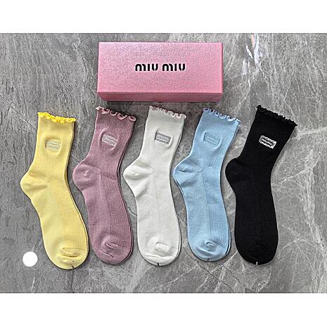 MIUMIU Socks 5pcs sets #794757 replica