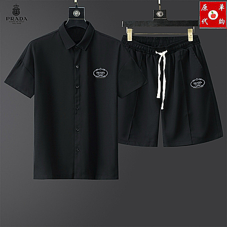 Prada Tracksuits for Prada Short Tracksuits for men #794975 replica
