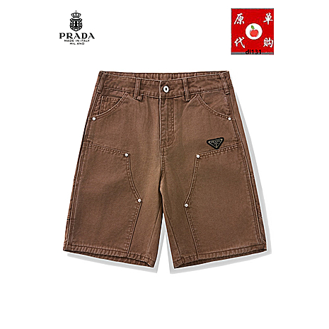 Prada Jeans for Prada Short Jeans for men #794994 replica