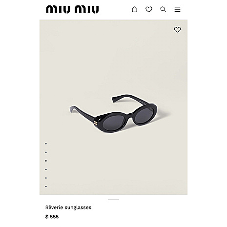 MIUMIU AAA+ Sunglasses #795449 replica