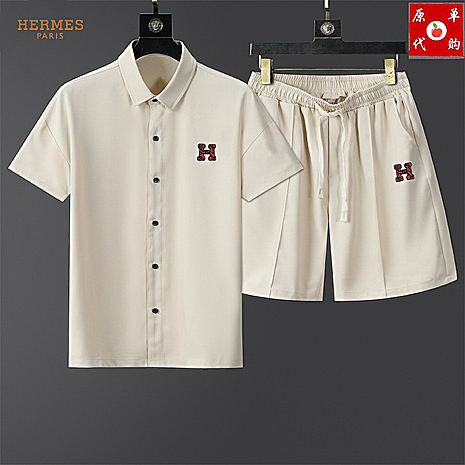 HERMES Tracksuits for HERMES Short Tracksuit for men #796661 replica