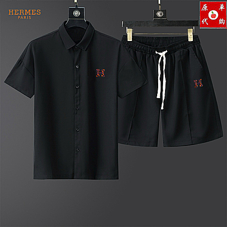 HERMES Tracksuits for HERMES Short Tracksuit for men #796662 replica