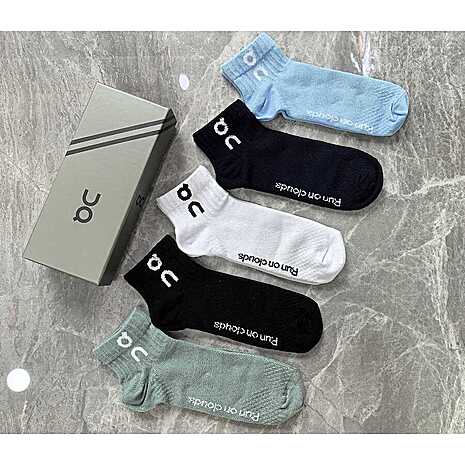 On Running Socks 5pcs sets #798247 replica