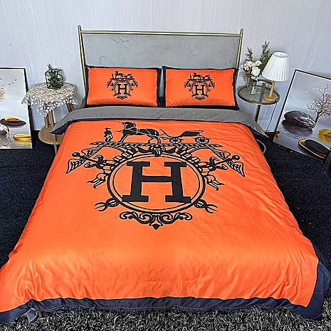 HERMES Bedding sets 4pcs #798687 replica