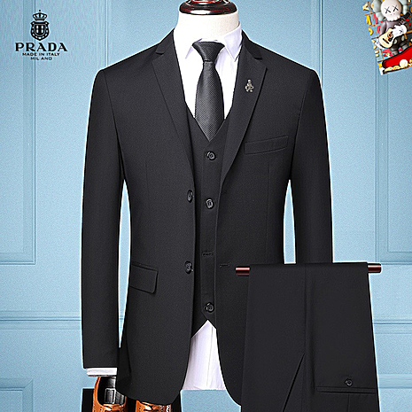 Prada men's 3 piece Sets suits #800120 replica
