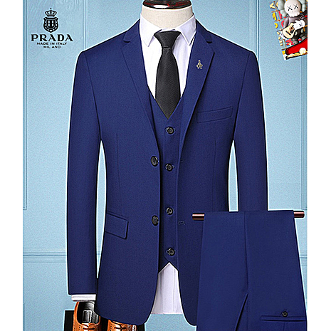 Prada men's 3 piece Sets suits #800122 replica