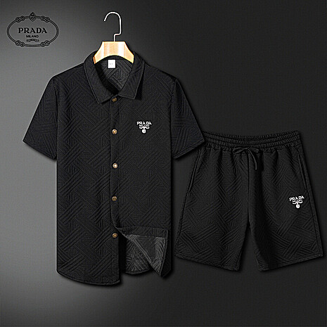 Prada Tracksuits for Prada Short Tracksuits for men #800130 replica