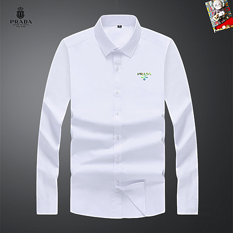 Prada Shirts for Prada long-sleeved shirts for men #800136 replica