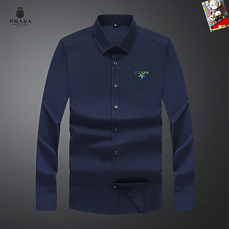 Prada Shirts for Prada long-sleeved shirts for men #800138 replica
