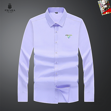 Prada Shirts for Prada long-sleeved shirts for men #800139 replica