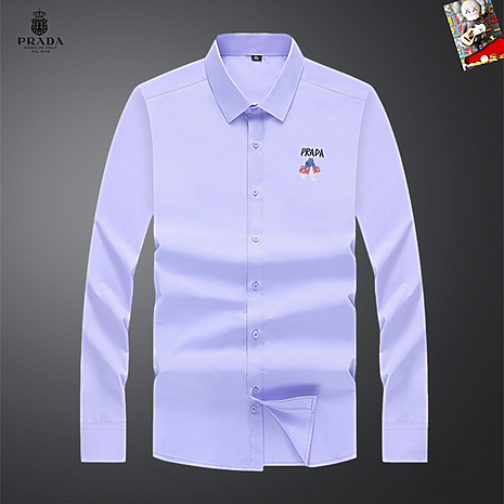 Prada Shirts for Prada long-sleeved shirts for men #800145 replica