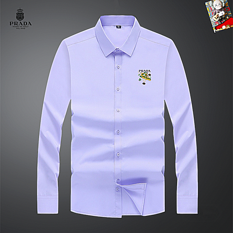 Prada Shirts for Prada long-sleeved shirts for men #800151 replica