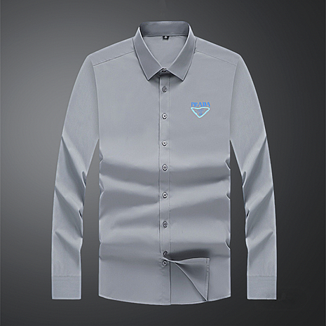 Prada Shirts for Prada long-sleeved shirts for men #800152 replica