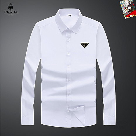Prada Shirts for Prada long-sleeved shirts for men #800160 replica